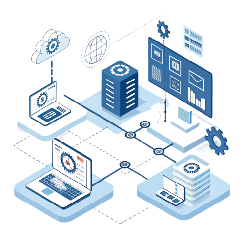 Prozessdigitalisierung Illustration